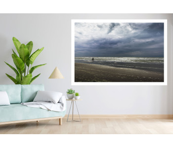 Berck sur Mer Beach - Gray weather