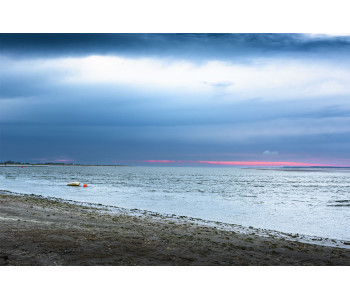 Baie de somme ciel bleu saturé