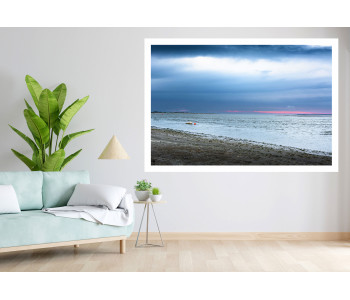 The Bay of Somme in blue and pink