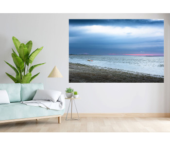 The Bay of Somme in blue and pink