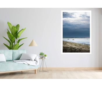 The Bay of Somme in cloudy weather