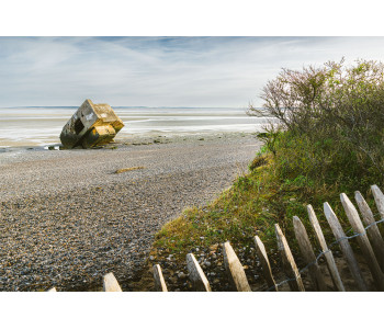 La plage du Hourdel et son Blockhaus
