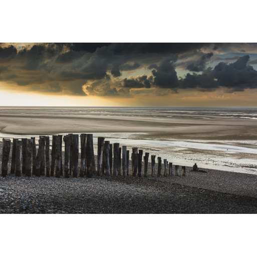 sunset le hourdel bay of somme