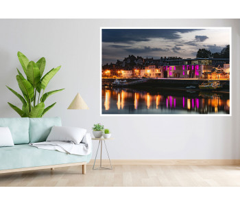 Nocturnal reflections: The salt granary of Saint-Valery-sur-Somme