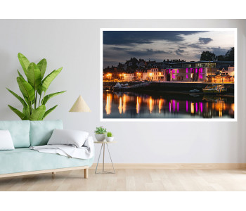 Nocturnal reflections: The salt granary of Saint-Valery-sur-Somme