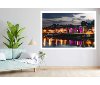 Nocturnal reflections: The salt granary of Saint-Valery-sur-Somme