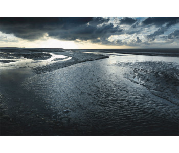 La baie au hourdel sous un ciel gris
