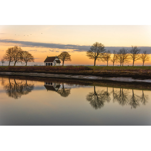 Winter Lights on the Buvette of Saint-Valery-sur-Somme