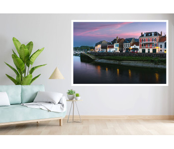 Quai Blavet at night - Saint Valery sur Somme