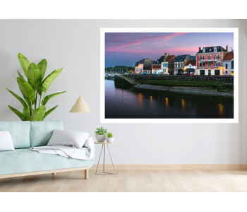 Quai Blavet at night - Saint Valery sur Somme