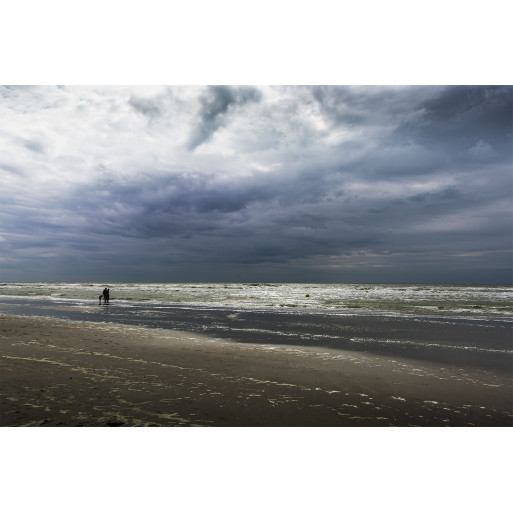 Berck sur Mer Beach - Gray weather